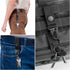 FRTKK Tactical Molle Key Ring Gear Key Keeper Nylon Belt Keychain Clip for Molle Bags