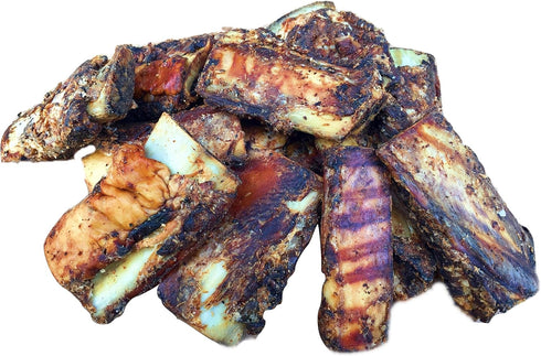 K9 Connoisseur Dog Bones Made in USA: All Natural Meaty Beef Chew Treat for Small Breed Dogs (3 Pk of 5 Ribblets)