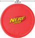 Nerf Dog Nylon Flyer Dog Toy, Lightweight Flying Disc, 9 inch diameter, for Medium/Large Breeds, Red