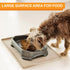 Neater Pet Brands Big Bowl - Extra Large Bowl for Cats or Small Dogs - Large Surface Area (8 Cups Capacity, Gunmetal Grey)