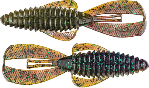 Strike King Rage Bug Fishing Lure, Soft Plastic Grub with Unique Design and Subtle Action