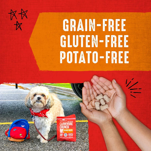 3.25 oz Stella & Chewy's Freeze-Dried Raw Dog Treats - Carnivore Crunch for Training - Natural Limited Ingredient