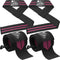 Wrist Wraps + Lifting Straps Bundle (2 Pairs) for Weightlifting, Gym, Powerlifting, Bodybuilding