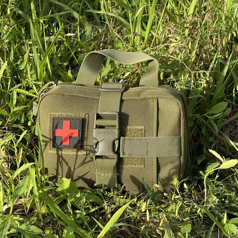 Tactical EMT Pouch IFAK Tear-Away Rip Away First Aid Kit Molle Medical Pouch for Outdoor, Hiking, Hunting Compact