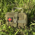 Tactical EMT Pouch IFAK Tear-Away Rip Away First Aid Kit Molle Medical Pouch for Outdoor, Hiking, Hunting Compact