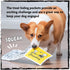 Interactive Crinkle Friendship Comic Book Toy with Squeakers and Treat Pockets, Snuffle Mat Dog Toy