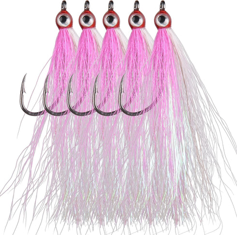 Shaddock Fishing Clouser Minnow Fly Fishing Flies, Streamer Wet Salmon Trout Steelhead Jig Hooks