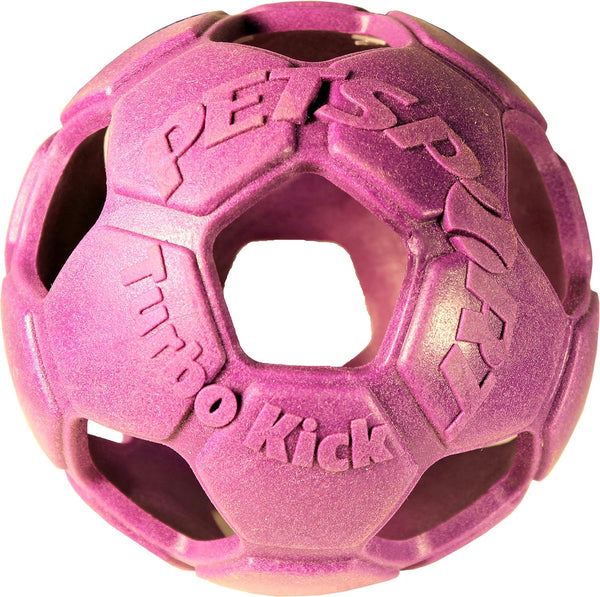 PetSport 6" Turbo Kick Soccer Ball Dog Toy, Vanilla Scented Durable TPR Rubber, Ultra Strong & Bouncy