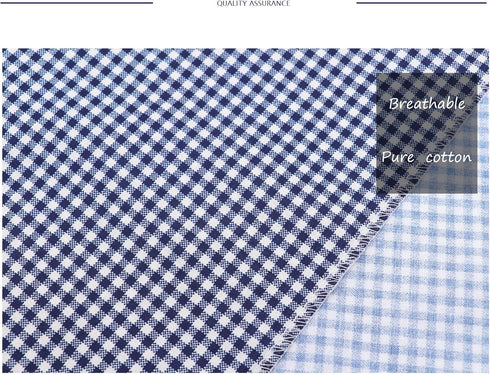 ARING PET Dog Bandanas, Navy Plaid Kerchief Triangle Bibs Scarf for Puppy Small Medium Large Dogs & Cats - L