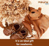 Newborn Essentials Baby Swaddle Blanket Set, 1 Piece (1 Pacifier Holder, 1 Cocoon Swaddle Sleep Sack, 1 Teddy Bear),
