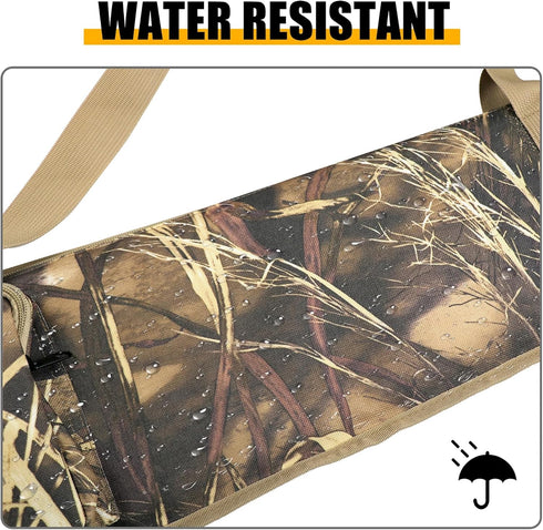 HUNTPAL 52" Long Rifle Soft Bag, Water-Resistant Zipper Gun Case with Portable Handle and Adjustable Strap