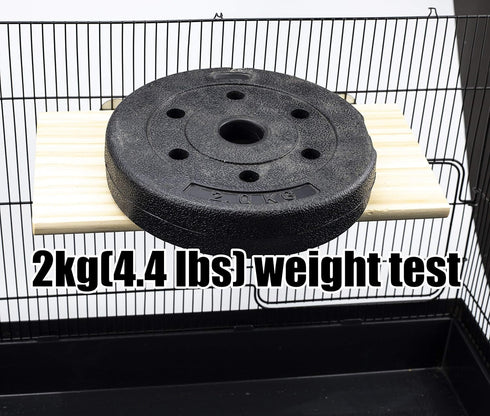 Natural Wood Stand Platform 5‘’x11'' for Hamster, Mice, Chinchilla, Chipmunk, Small Animals Habitat Toy