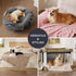 Bedsure Dog Blanket for Medium Dogs, Washable Soft Fluffy Puppy Blanket with Premium 300GSM Coral Fleece, Brown, 30x40IN