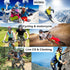 Ski Goggles Pack of 2 - Snowboard Motorcycle Glasses for Boys Girls Youth Men Women