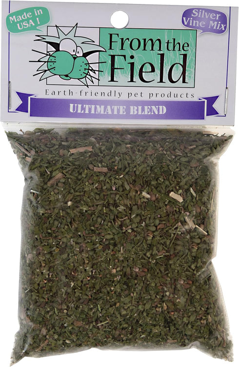from The Field Ultimate Blend Catnip & Silver Vine | Premium USA-Grown Catnip for Toys & Playtime | Fresh, Potent,