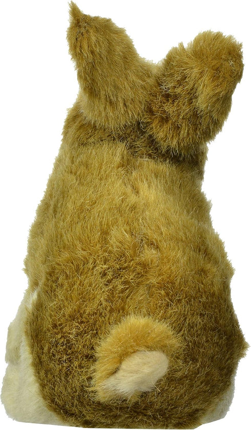 Brown Plush Rabbit Dog Toy with Squeaker - Hyper Pet