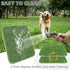 Tray,32"*38" KOOLTAIL Dog Grass Pad with Washable Pee Pads for Puppy Potty Soft Artificial Turf Multipurpose Reusable