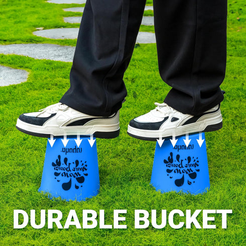 ropoda Giant Yard Pong,Yard Games with Durable Buckets and Balls, Outdoor Game with Carry Bag for The Beach,Lawn, Great