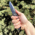 Firebird GANZO F7601 Pocket Folding Knife, 440C Stainless Steel Blade, G-10 Anti-Slip Handle, Grey