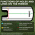KINGTOP Golf Putting Mirror, Alignment Training Aids for Consistency & Accuracy, Indoor/Outdoor Practice
