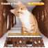 Bumotse 22lb, Felt Cat Cave House for Indoor Cats with Catnip Toy, Large Cat Bed Tunnel for Scratching Play, No-Tool