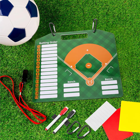 1set Yardwe Sports Baseball Training Board Portable Dry Erase Clipboard for Lightweight for Baseball Practice