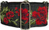 Martingale Dog Collar for Greyhound Saluki Whippet and Similar Breeds, 2'' Wide (M 11''-14'' and Leash Set), Red, Black