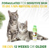TropiClean Coconut Hypoallergenic Cat Shampoo | Gentle Kitten Shampoo for Sensitive Skin | 12 oz