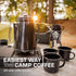 Set 12 Set 4 COLETTI Classic Enamel Coffee Percolator & Mugs The Most Nostalgic Camping Coffee Pot, Now Modernized