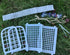 Generic Hammock Hermit Crab Habitat Accessories - Plastic Grid Ladder for Hermit Crab, Hamster, Guinea Pig (White)