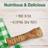 Nylabone Healthy Edibles Natural Dog Chews, Long Lasting Turkey & Apple Treats, X-Large/Souper