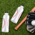 Yaomiao 12 Pcs Baseball Water Bottles, 17 oz Aluminum Tumbler, Leak Proof Sports Bottle for Kids