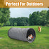 HOMBYS Extra Large Dog Tunnel, Flannel Agility Tunnel for Large Dogs, Collapsible Play Tunnel