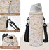 RICHEN Neoprene Water Bottle Carrier Bag with Adjustable Shoulder Strap,Insulated Water Bottle Cover for Stainless