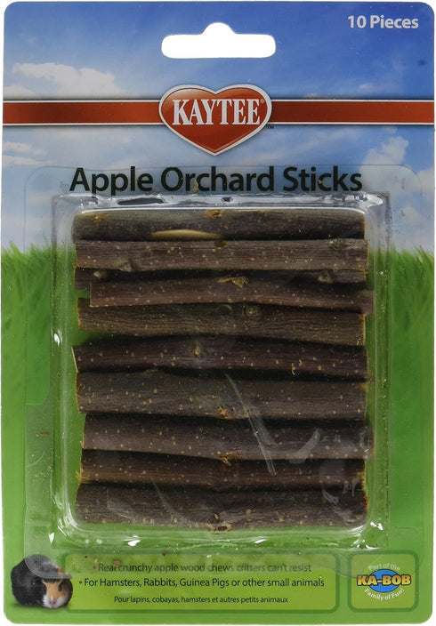 KAYTEE Apple Orchard Sticks - 5 Packages with 10 Sticks per Package