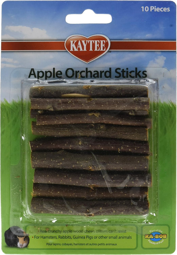 KAYTEE Apple Orchard Sticks - 5 Packages with 10 Sticks per Package