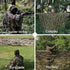 Zicac Outdoor Ghillie Suit | 3D Leafy Camo Poncho for Men | Hunting, Bird Watch, Military CS Cloak