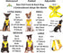 Dexil Limited Adopt ME Yellow Color Coded Non-Pull Dog Harness - Padded and Waterproof Vest - XS