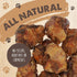 (8 Pack) 100% Mighty Paw Naturals Dog Bones - Cow Knee Caps & Knuckle Bones for Dogs | Natural Beef Knee Caps, Meaty