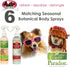 Best Shot Scentament Spa Botanical Body Splash, Detangler Spray, Cat and Dog Cologne Spray, Tropical Breeze, 8 Oz.
