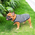 iChoue French Bulldog 100% Breathable Cotton Striped T Shirts, Summer Cooling Vest Clothes for Medium Dogs Tank Tops