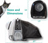 LaLuz2021 Cat Backpack Bubble Dog Carrier, Expandable Tent Double Bubble Capsule with Plush Mat & Leash Clip