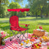 Heavy Duty Canopy Lounge Chair with Sunshade - Ideal for Travel
