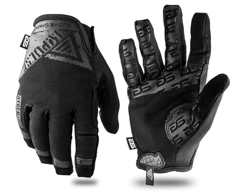 Glove Station The Impulse 2.0 Gloves - Durable Suede Leather Palm Work Gloves for Men, Black, Small