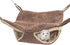 Niteangel Snuggle Sack Pet Hammock Swing for Ferret, Rats, Suger Glider, Squirrels - Chocolate Napping Bed Pocket