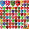 Locmeo 100 Pcs Christmas Dog Bandanas Bulk Xmas Dog Bandanas Adjustable Santa Claus