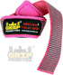 Heavy Duty Lifting Straps, Neoprene Padded, 1 Pair Wrist Wraps with Rubber Grip Support