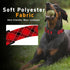 Dog Collar, Adjustable Soft Plaid Pet Collar with Safety Buckle for Small Medium Large Dogs, Classical Boys Girls (Red