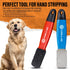 Stripping Metal Stone Diamond Edged for Dogs, Cats & Pets - Plastic Grip (2 Piece Pack of Coarse & Fine)