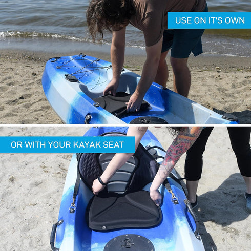 Hornet Watersports Thick Kayak Seat Cushion, Ideal Gel Pad for Kayak Fishing Accessories, Kayak Accessories for Men and